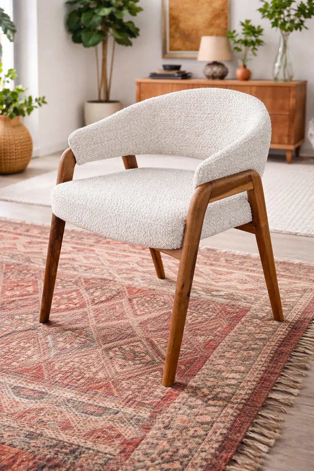 Chaise en noyer - Maizon hayat